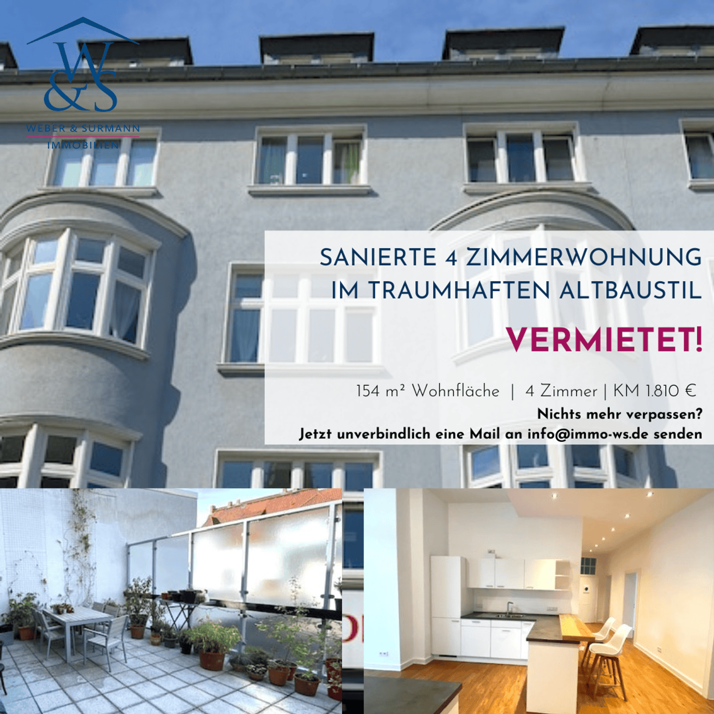 Sanierte 4-Zimmerwohnung im traumhaften Altbaustil – direkt an der Christuskirche!, 30167 Hannover, Etagenwohnung